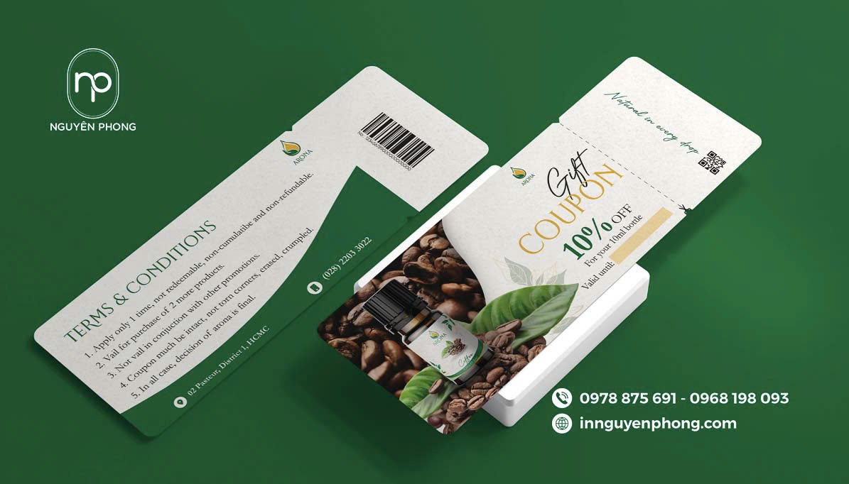 In voucher số lượng ít linh hoạt tiết kiệm